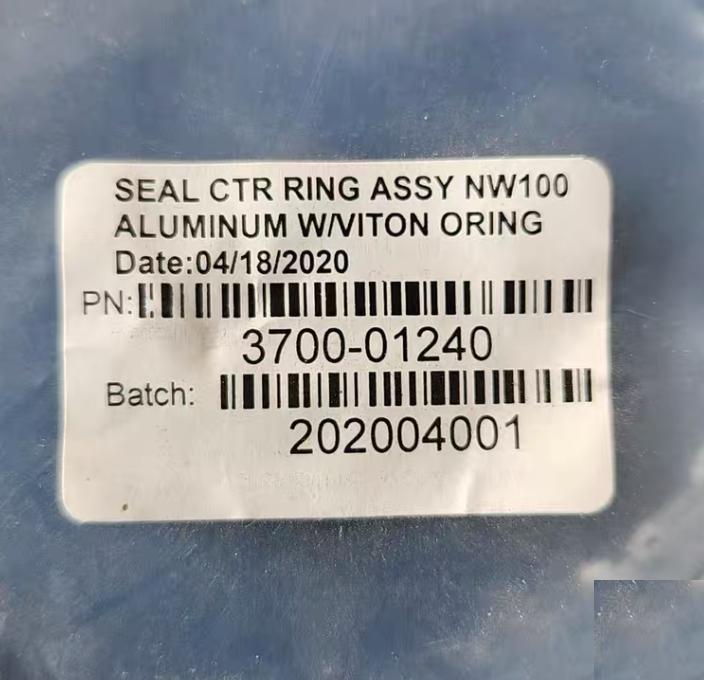Applied Materials AMAT 3700-01240 MKS-HPS 100760610 SEAL CTR ASSY NW100 550 1 13 487 0 7 340 9