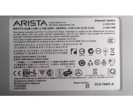 7048T-A DCS-7048T-A-R RJ45 10Gb