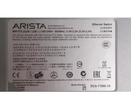 7150S-24 DCS-7150S-24-R 10GbE
