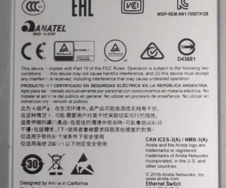 DCS-7050TX-128 10GBase-T 40GbE