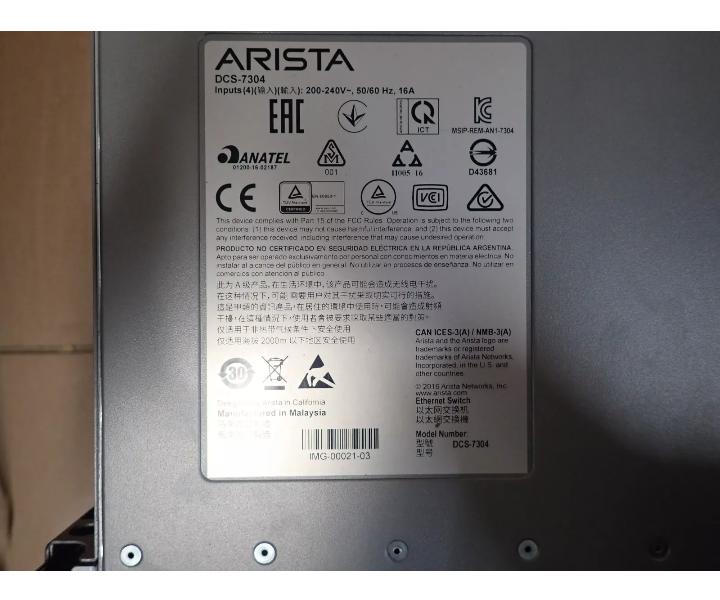 DCS-7304 7320X-32C-LC 100GbE QSFP100
