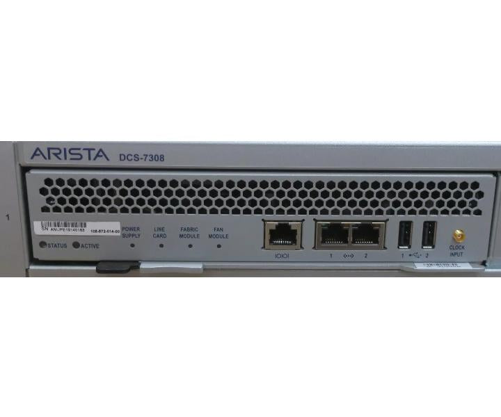 DCS-7308 8-Slot EM-7300-SUP PWR-3KT-AC-RED