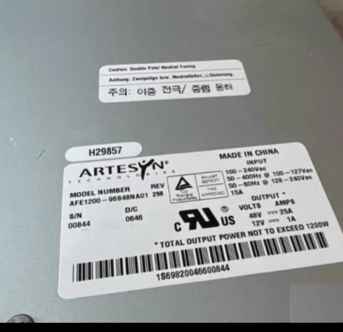 Artesyn AFE1200-96S48NA01 119-6982-XX MSO DSA70000 C DX