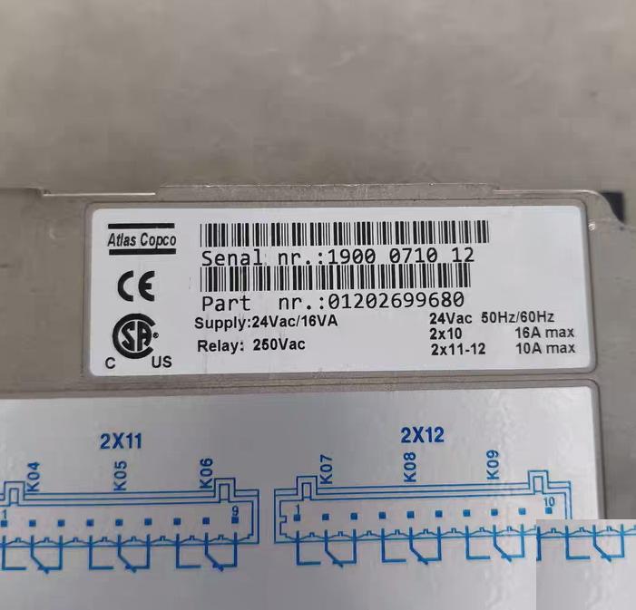 Atlas Copco 1900 0710 12 Elektronikon II RS485 VGA
