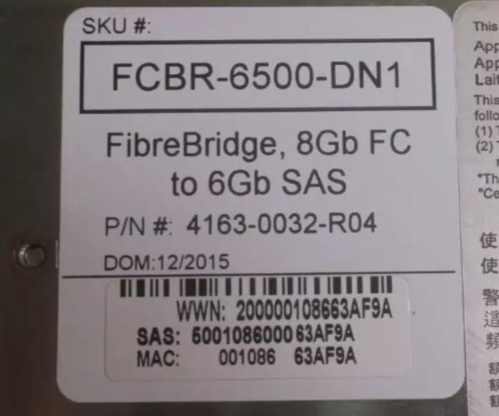 FCBR-6500-DN1 4163-0032-R04 6500N