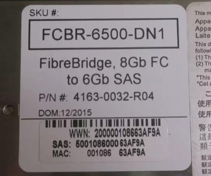 FCBR-6500-DN1 4163-0032-R04 6500N