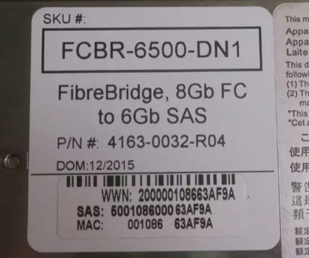 FCBR-6500-DN1 4163-0032-R04 6500N
