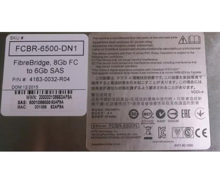 FCBR-6500-DN1 4163-0032-R04 6500N