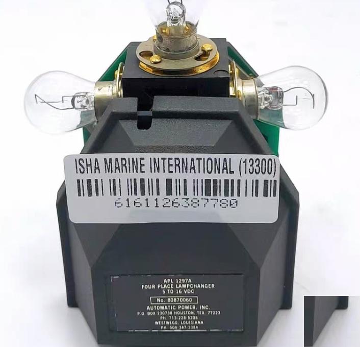 Automatic Power APL 1297A Four Place Lampchanger 80870060 5 to 16VDC APL1297A