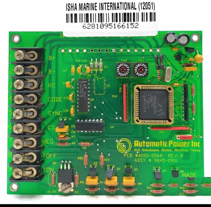 Automatic Power INC 4055-0568 REV 2 PCB Card
