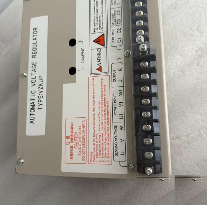 Automatic Voltage Regulator Type VZKUP-4CP845RATING 450V 5A 60HzNO N09951 EV1M 2021