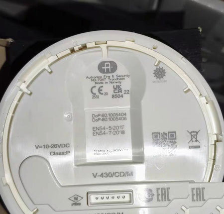 Autronica V-430 CD M 116-V-430 CD M 10-26VDC PP EN54-5 2017 EN54-7 2018