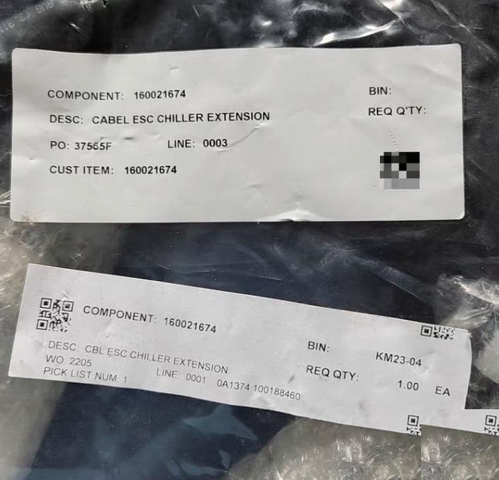 Axcelis 160021674 Cable ESC Chiller Extension HBL2321 HBL232312 AWG 3 31 MM2 40 FT 12 3