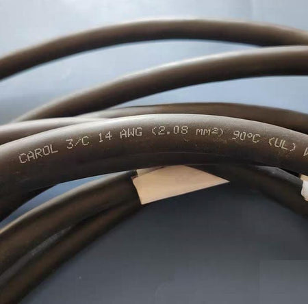 Axcelis 1644060 Axcelis Technologies 1644060 Cable Assembly He-3 Light Fixture Rev B 0 2 HBL4729C 15A 125VCarol 3 C 14 AWG 2 08mm2 30 FT 9