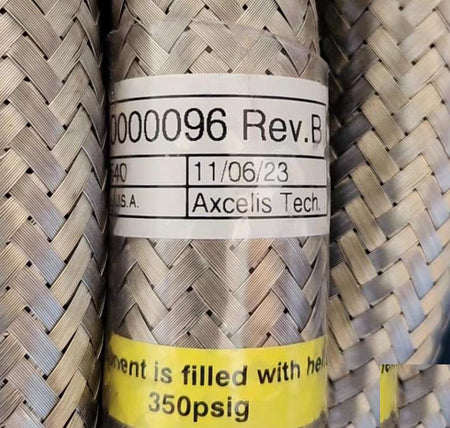 Axcelis 300000730 310000096 5 12 Part Number AXCELIS TECHNOLOGIES 310000096Description H J 6092540 HP HE SST FLEXLINE 1 0ID 40FT LG M-STR F-STR 350 PSIOEM AXCELIS TECHNOLOGIES