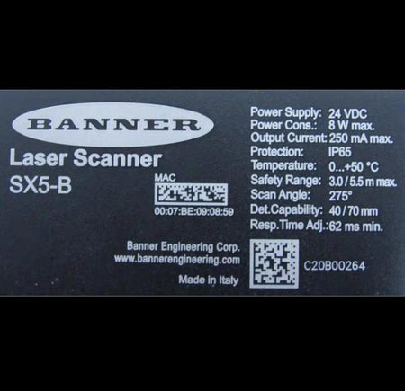 BANNER SX5-B 806006 958005110