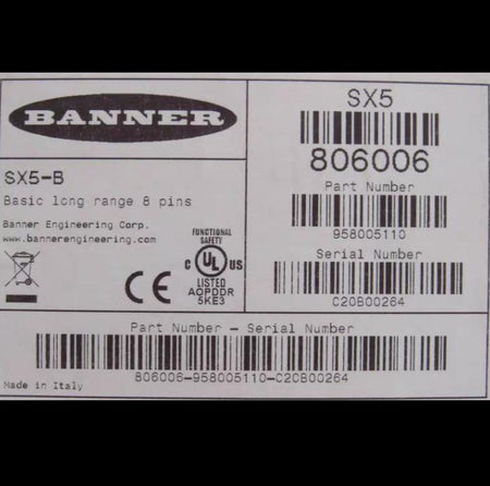 BANNER SX5-B 806006 958005110