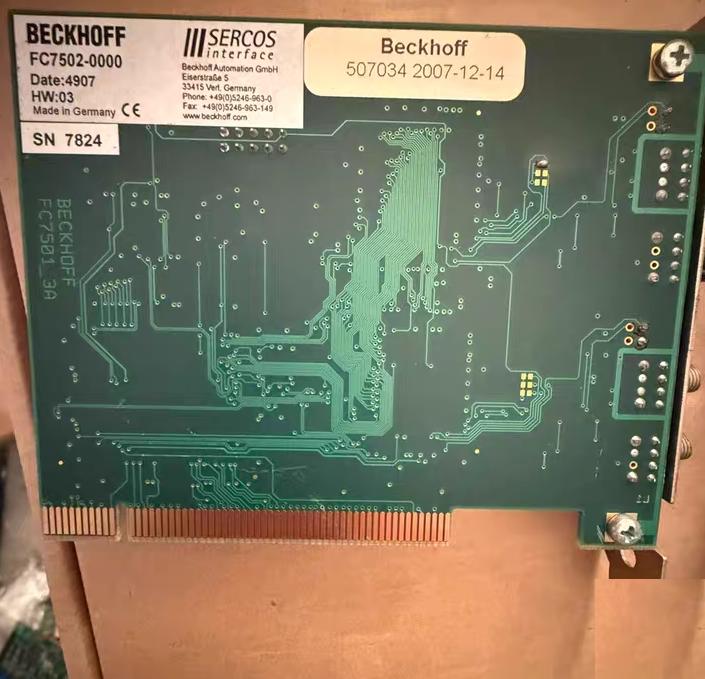 BECKHOFF FC7502 FC7501 3 FC7502 3