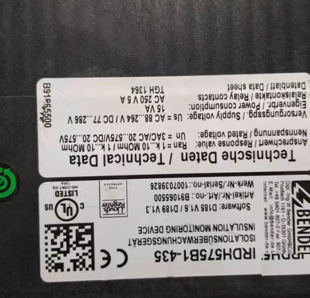 BENDER IRDH575 IRDH575 AC 0-793V DC 0-650V