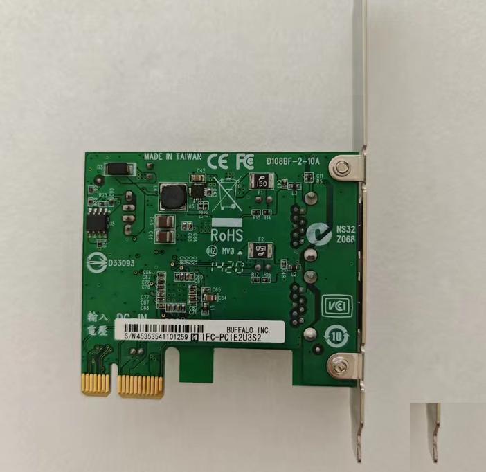BUFFALO USB3 0 IFC-PCIE2U3S2 D108BF-2-10A