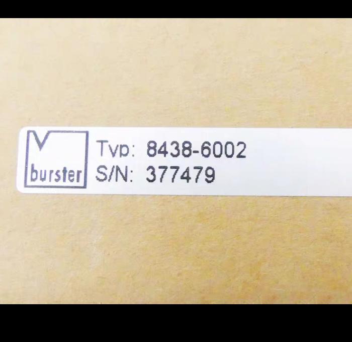 BURSTER 8438 8438-6002 2000N