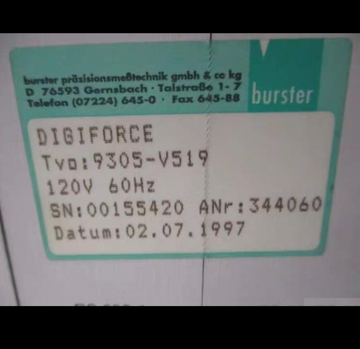 BURSTER 9305-V519