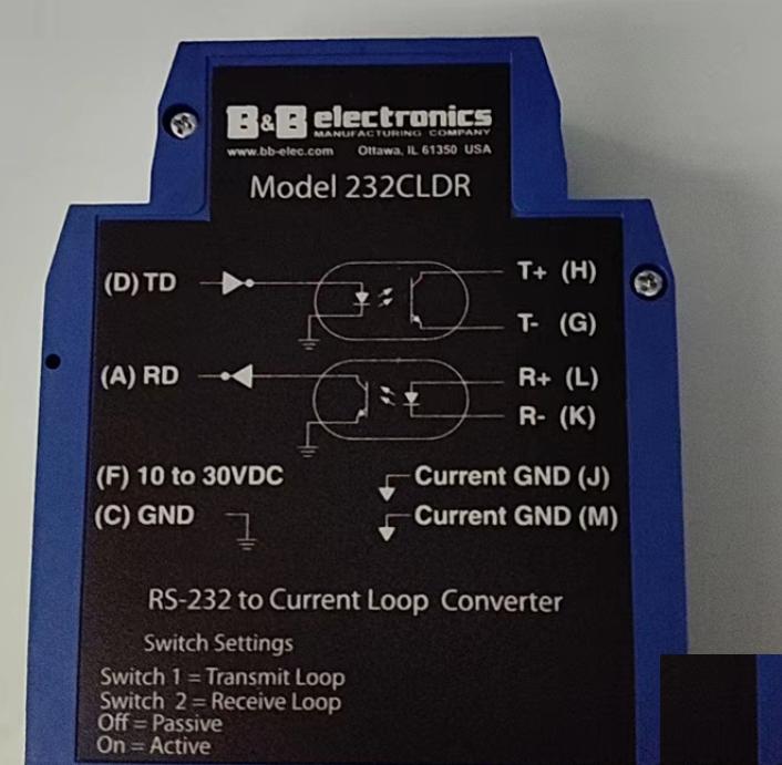 B B electronics 232CLDR RS-232 10-30VDC