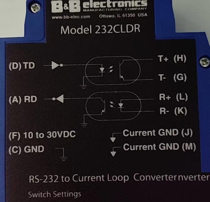 B B electronics 232CLDR RS-232 10-30VDC