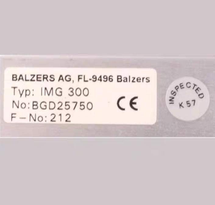 Balzers Instruments IMG-300 Vacuum Ion Gauge Controller