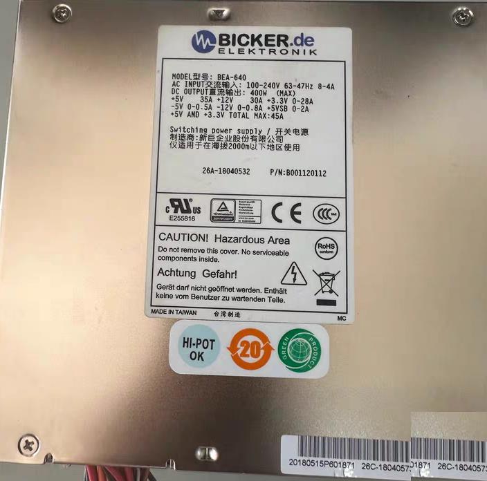 BlCKER de BEA-640 400W