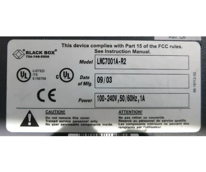 LMC-7001A-R2 100BASE-TX 100BASE-SX