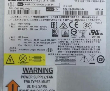 23-0000161-04 X6-8 X6-4 3000W 240V