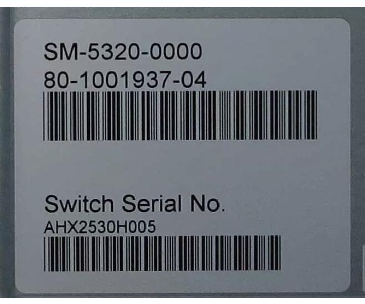 80-Port SM-5320-0000 80-1001937-04