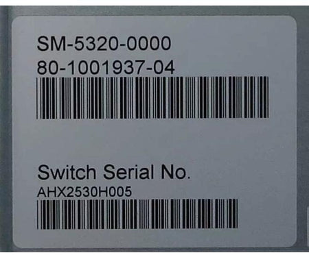 80-Port SM-5320-0000 80-1001937-04
