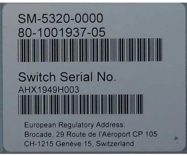 80-Port SM-5320-0000 80-1001937-05