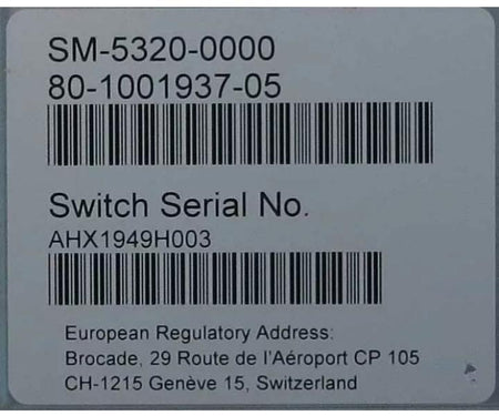80-Port SM-5320-0000 80-1001937-05