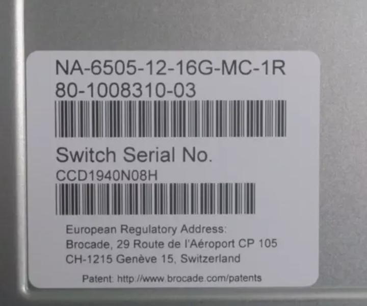 NA-6505-12-16G-MC-1R 12-Port 16Gb