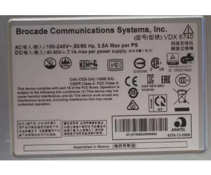 BR-VDX6740-24-R 10GbE 40Gb