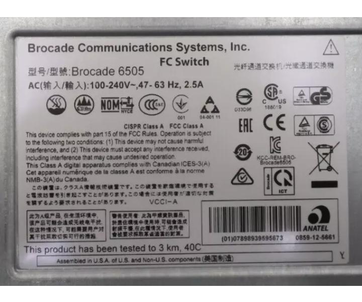 DS-6505B 24-Active EM-6505-12-8G-0R 16Gb