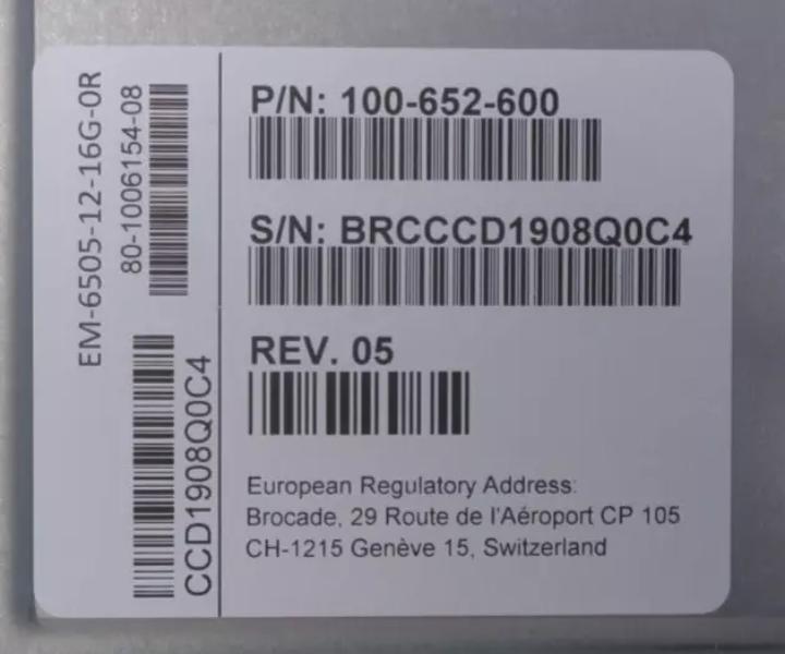 DS-6505B 24-Port EM-6505-12-16G-0R 12-Port 16Gb