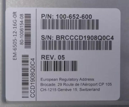 DS-6505B 24-Port EM-6505-12-16G-0R 12-Port 16Gb