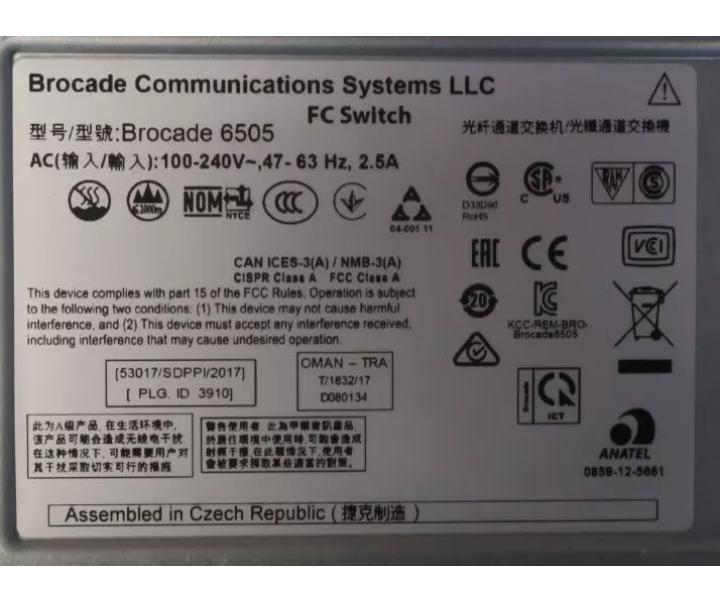 DS-6505B 24-Port EM-6505-12-16G-0R 12-Port 16Gb