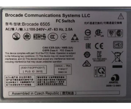 DS-6505B 24-Port EM-6505-12-16G-0R 12-Port 16Gb