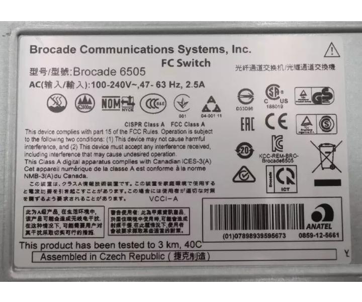 DS-6505B 24-Port EM-6505-12-8G-0R 12-Port 16Gb