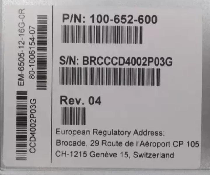 DS-6505B 12-Active EM-6505-12-16G-0R 16Gb