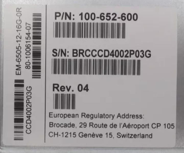 DS-6505B 12-Active EM-6505-12-16G-0R 16Gb