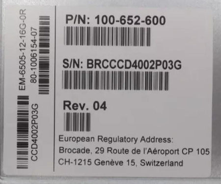 DS-6505B 12-Active EM-6505-12-16G-0R 16Gb