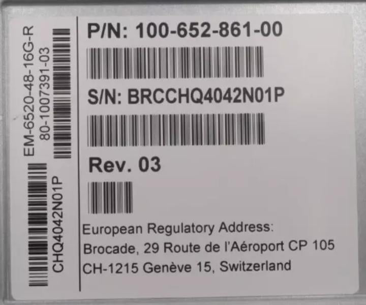 DS-6520B 48-Active EM-6520-48-16G-R 16Gb