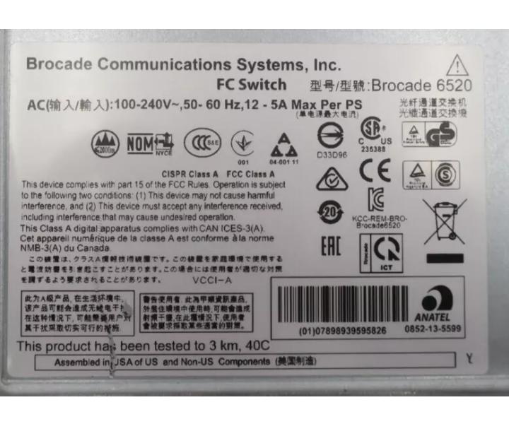 DS-6520B 48-Active EM-6520-48-16G-R 16Gb