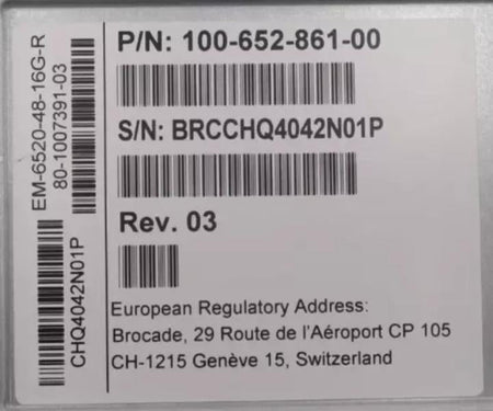 DS-6520B 48-Active EM-6520-48-16G-R 16Gb